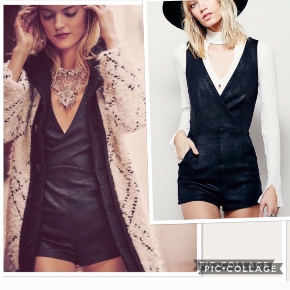 Free people romper black